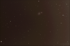 'Whirlpool' galaxy M51 near Big Dipper.